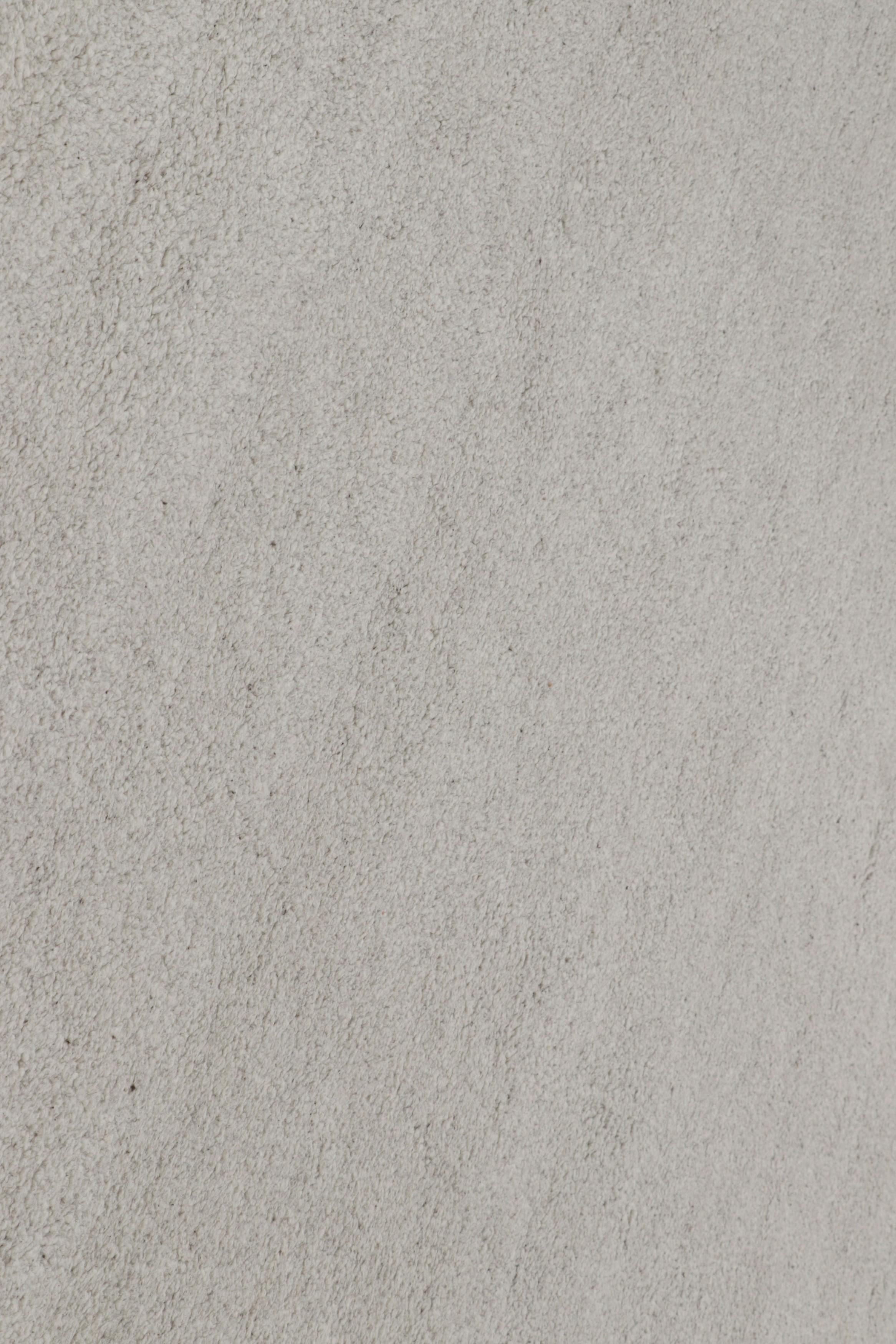 Indian Rug & Kilim’s Contemporary Textural Rug in Tones of Gray For Sale