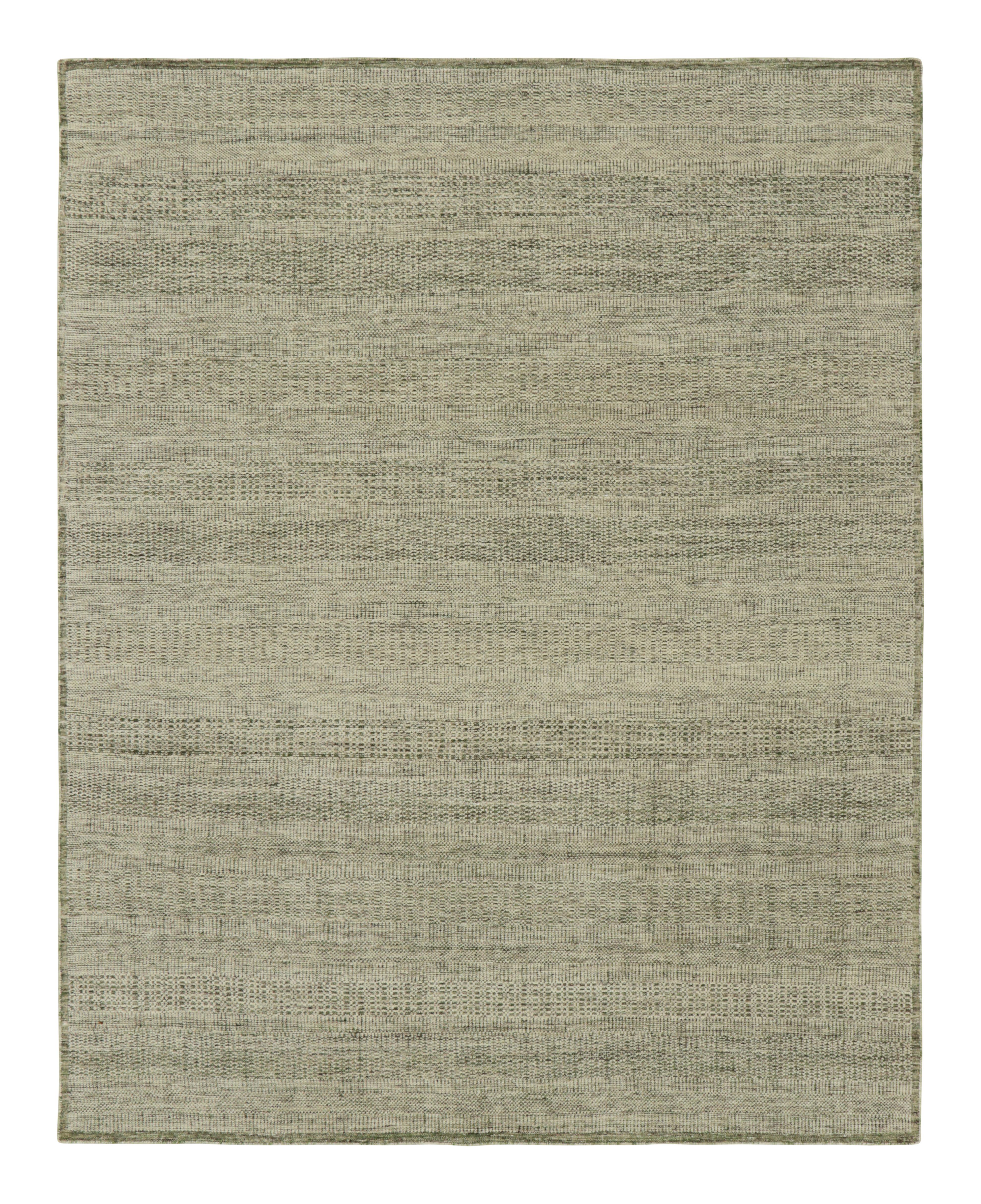 Rug & Kilim’s Contemporary Textural Rug in Tones of Green In New Condition For Sale In Long Island City, NY