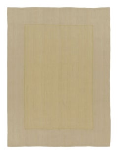 Rug & Kilim's Contemporary Textural Solid Kilim in Beige and Cream Tones (Tapis et Kilim contemporains à texture solide dans les tons beige et crème)