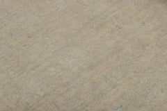 Rug & Kilim’s Contemporary Textural Solid Rug in Beige-Brown & Cream with Striae