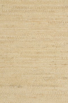 Rug & Kilim's Contemporary Textural Solid Rug in Beige (tapis texturé contemporain en beige)