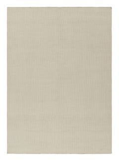 Rug & Kilim's Zeitgenössischer Textur-Teppich in Elfenbein-Tönen