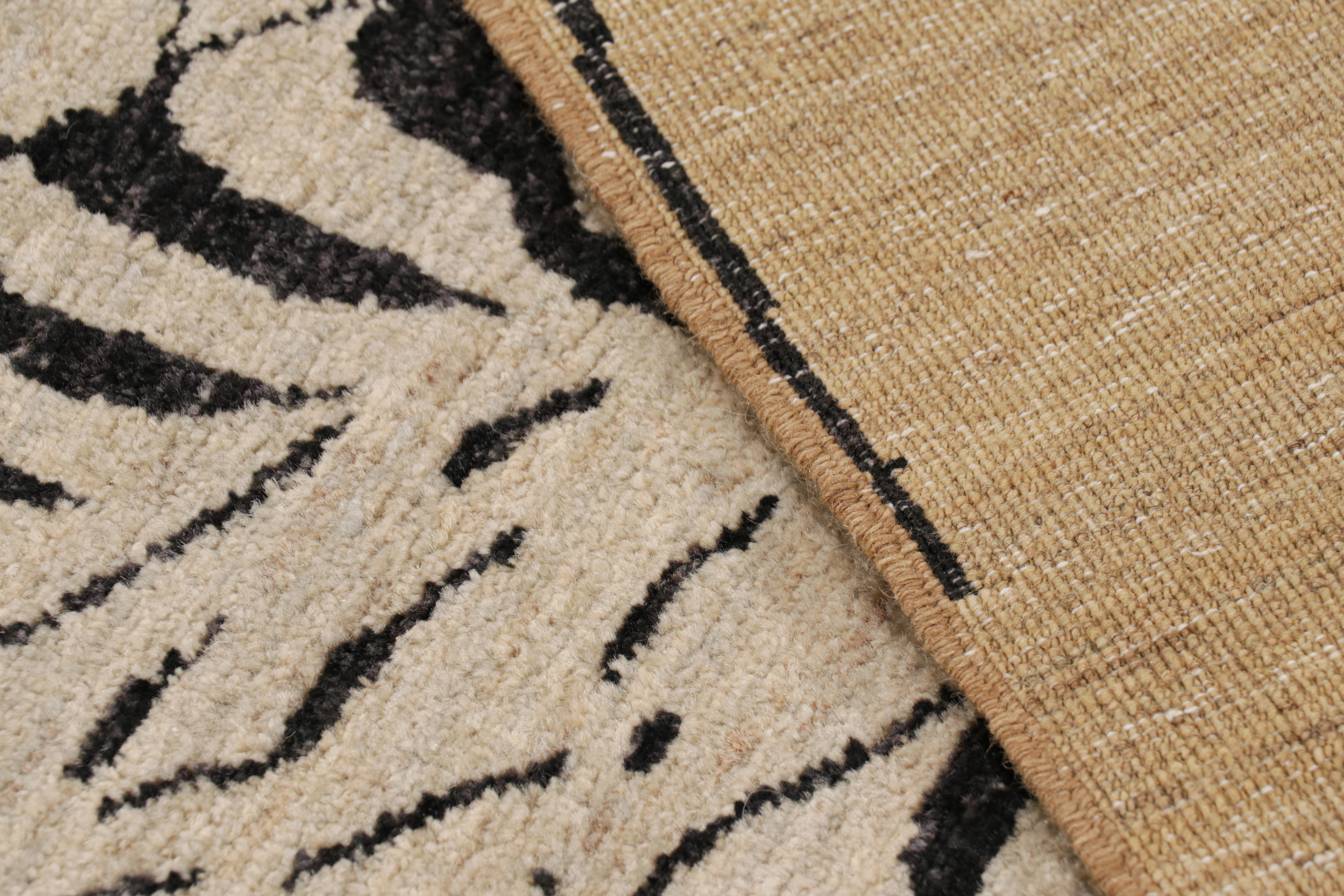 Alfombra Tigre Contemporánea de Rug & Kilim con dibujos en beige, gris y marrón Siglo XXI y contemporáneo en venta
