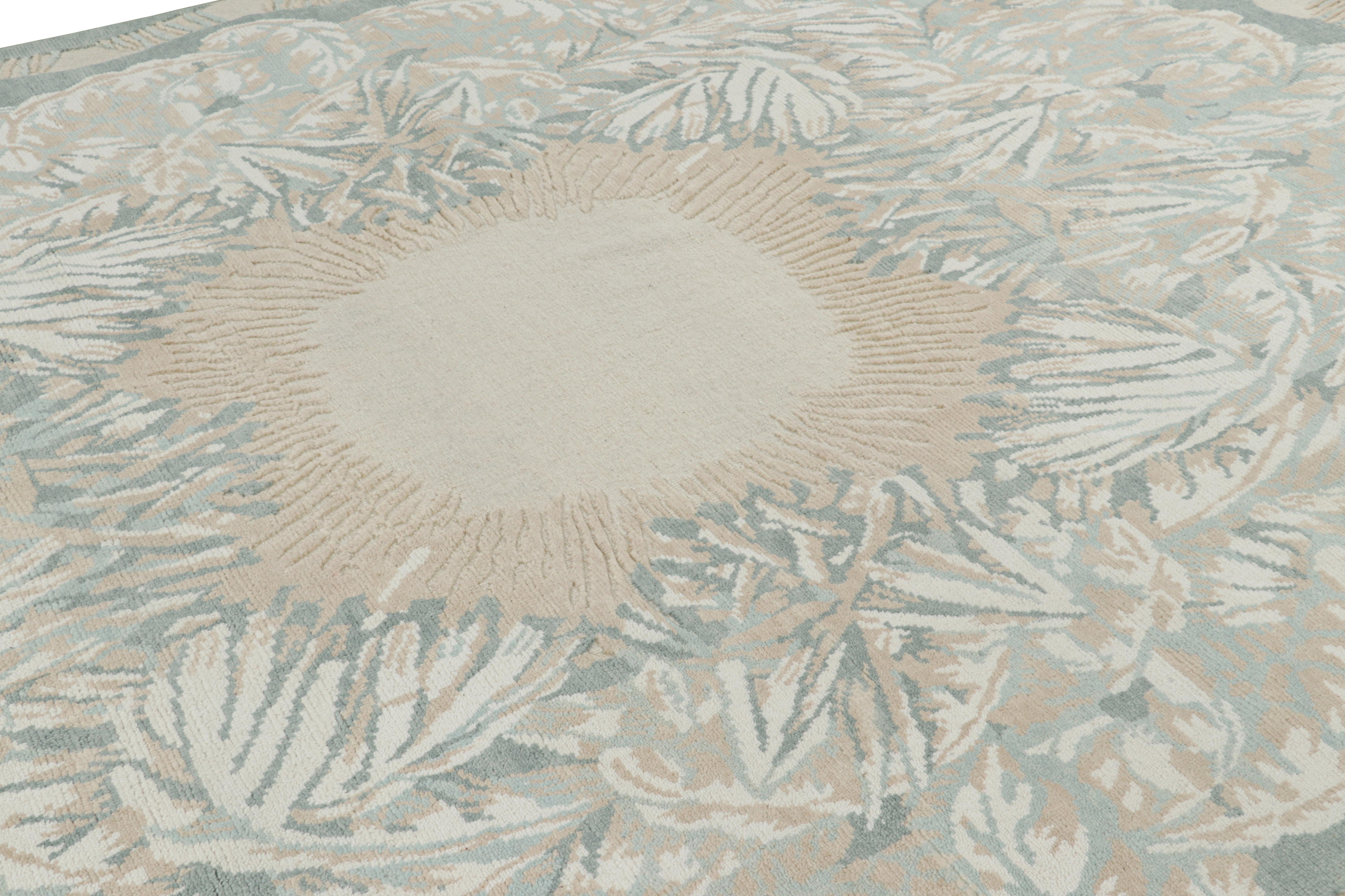 Annodato a mano in lana, questo tappeto personalizzato 9x12 appartiene alla collezione di tappeti French Art Deco di Rug & Kilim.

Sul design: 

Queste foto rappresentano un tappeto Art Deco 9x12 venduto di recente con un nuovo invitante approccio