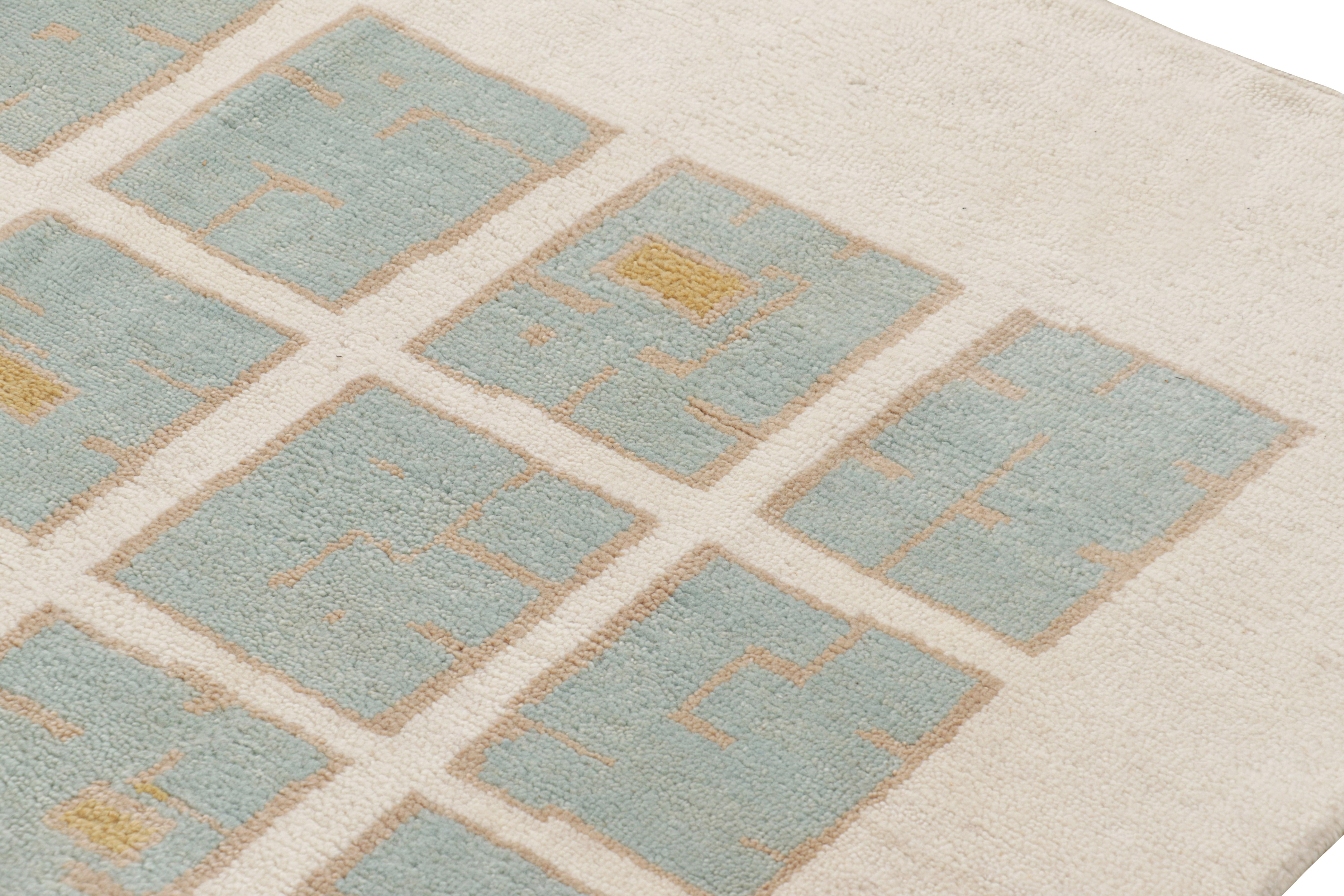 Rug & Kilim: design personalizzato di un tappeto francese in stile Art Deco con motivi geometrici In condizioni Nuovo in vendita a Long Island City, NY