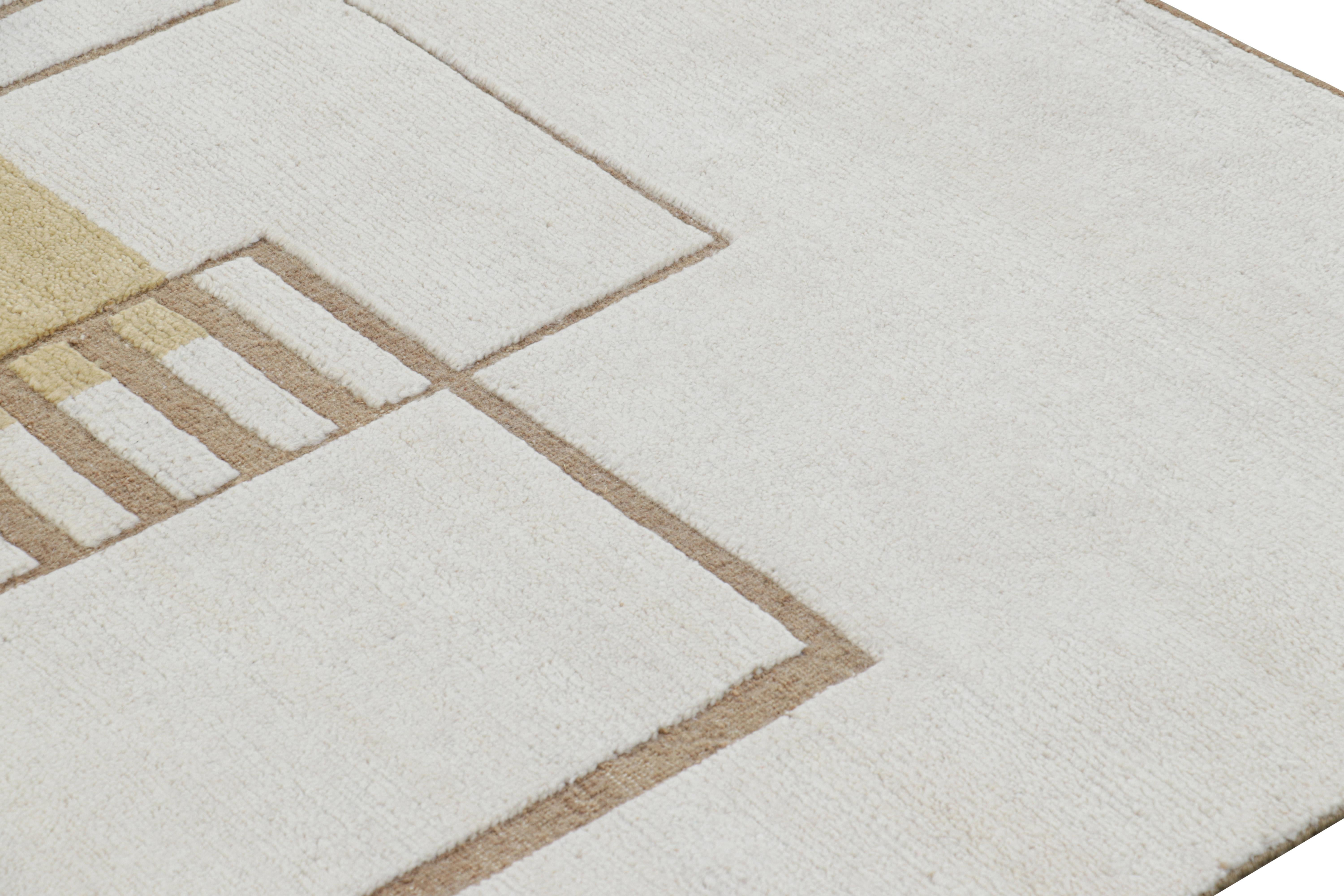 Rug & Kilim's Custom French Art Deco Style Rug Design mit geometrischen Mustern im Zustand „Neu“ im Angebot in Long Island City, NY