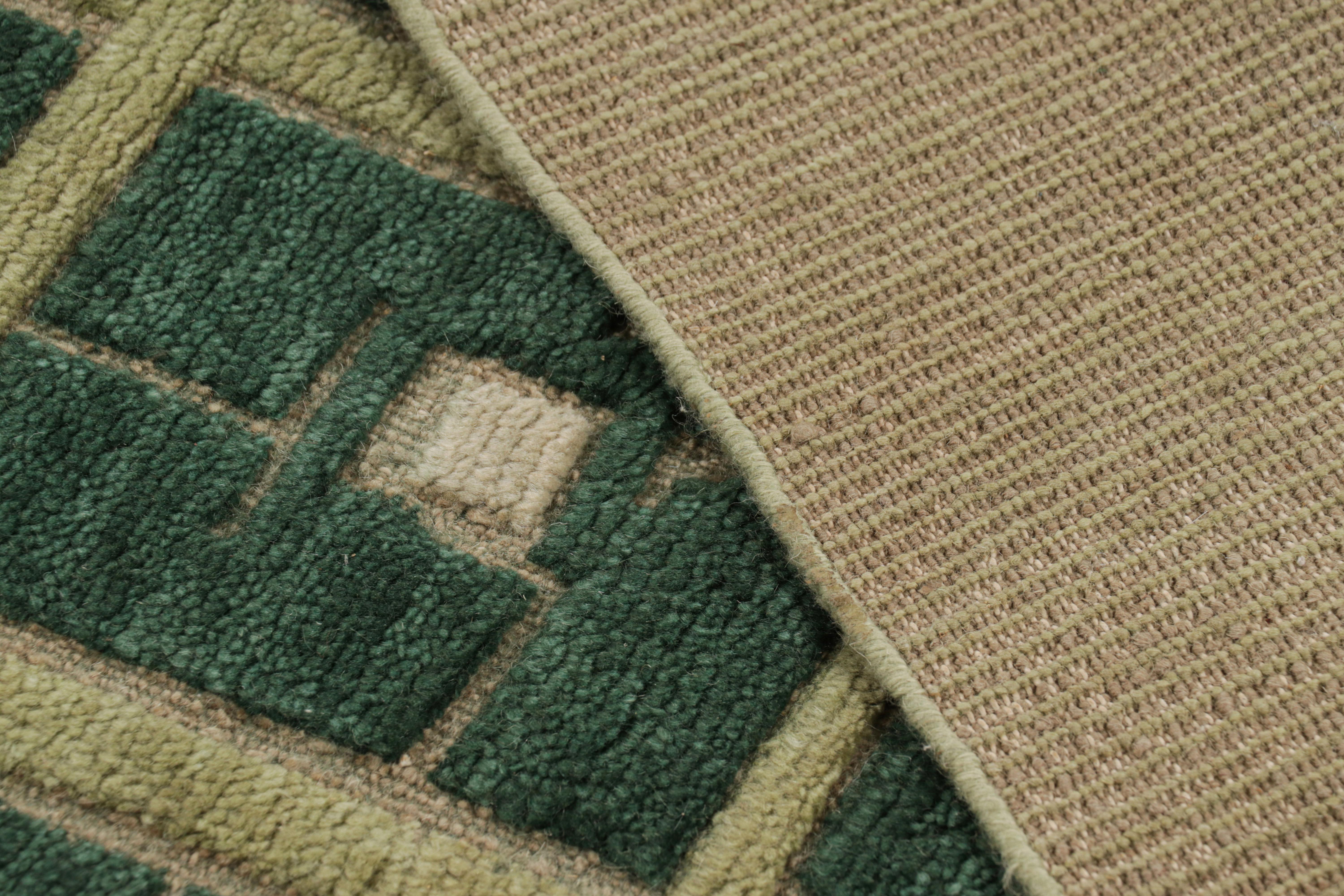 XXI secolo e contemporaneo Rug & Kilim: design personalizzato di un tappeto francese in stile Art Deco con motivi geometrici in vendita
