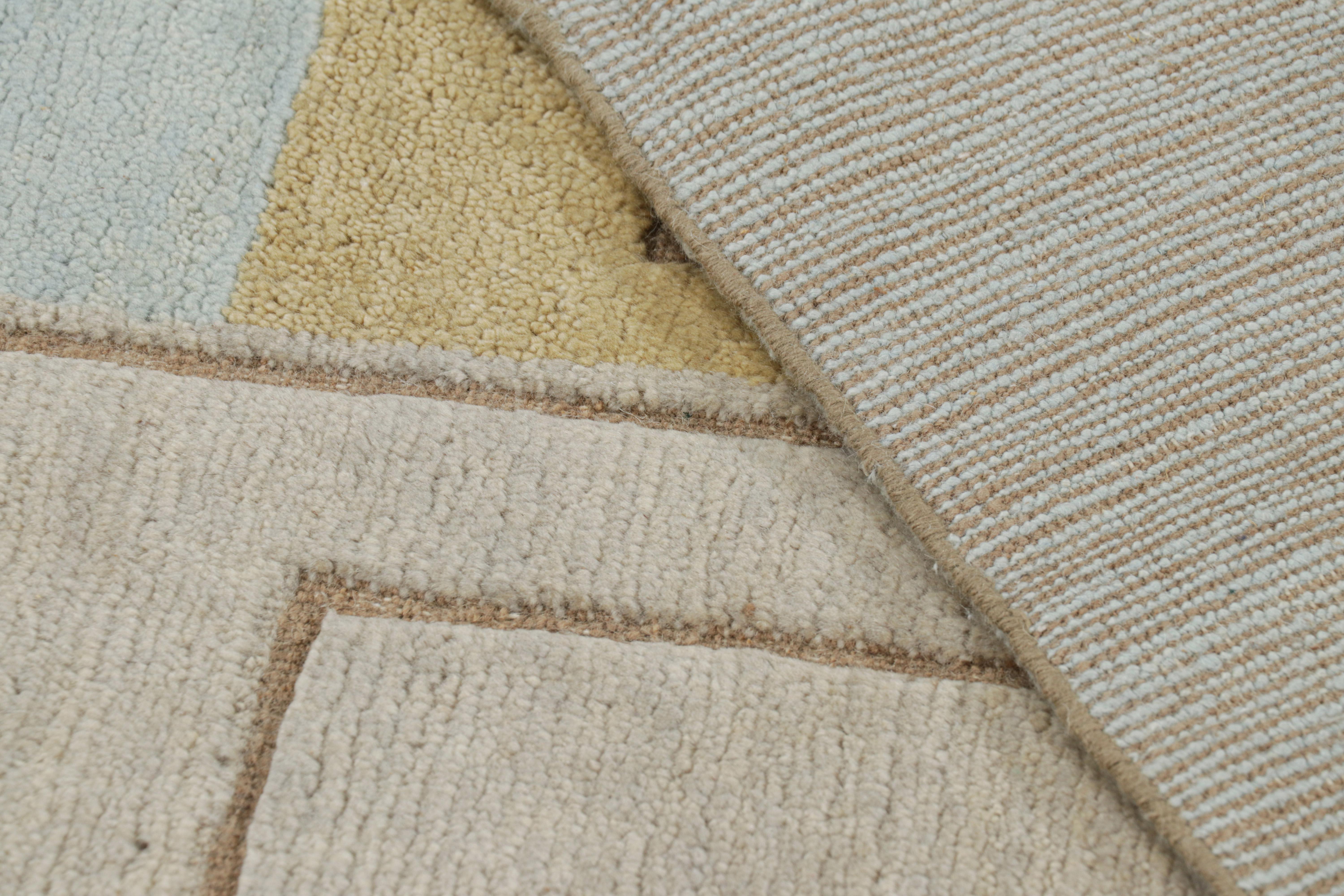 Rug & Kilim's Custom French Art Deco Style Rug Design mit geometrischen Mustern (21. Jahrhundert und zeitgenössisch) im Angebot