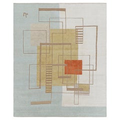 Rug & Kilim's Custom French Art Deco Style Rug Design with Geometric Patterns (en anglais)