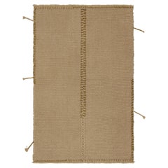Rug & Kilim’s Custom Kilim in Beige-Brown Stripes