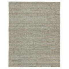 Alfombra kilim moderna personalizada de Rug & Kilim en gris y blanco
