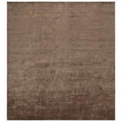 Tappeto moderno personalizzato Rug & Kilim in marrone massiccio