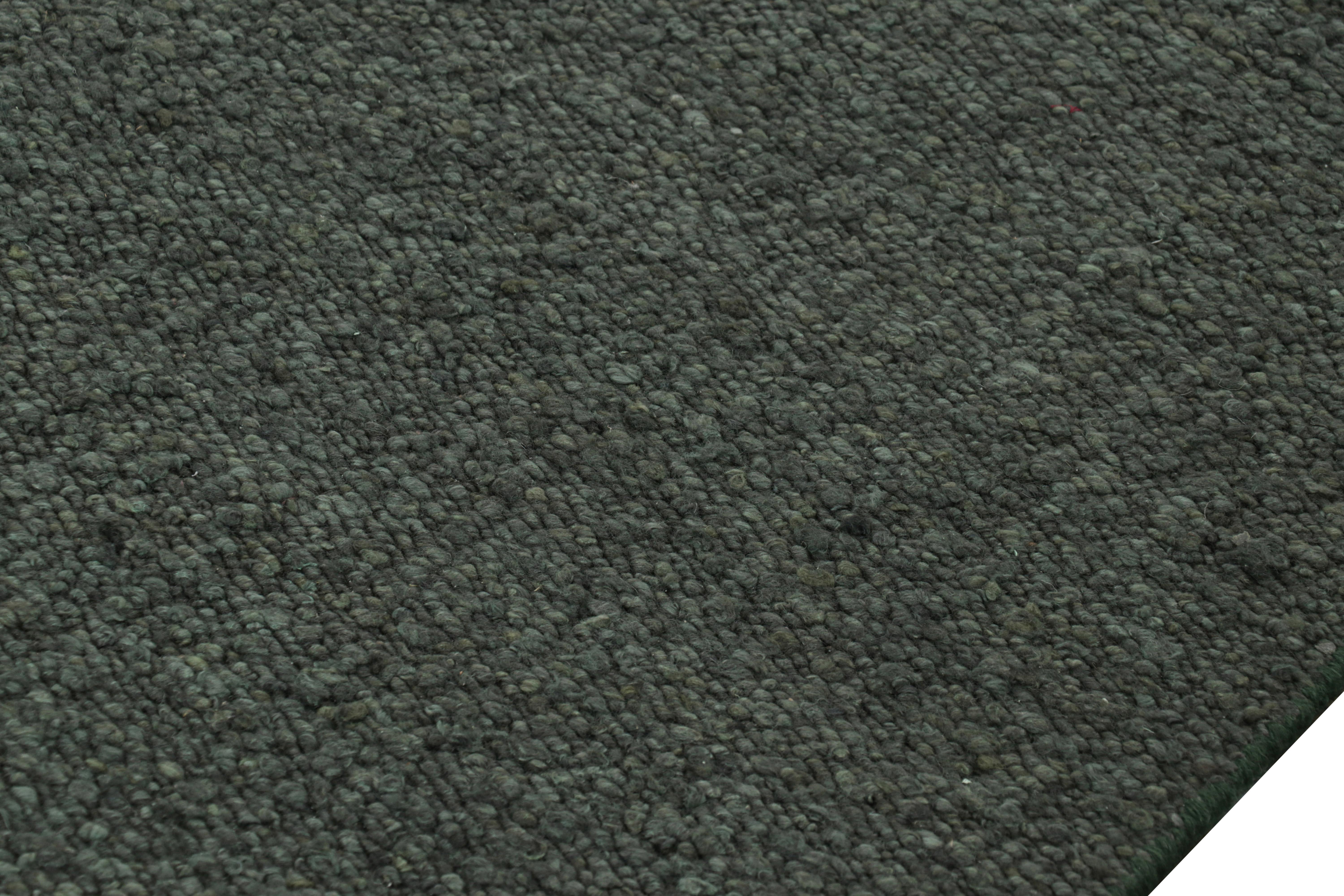 Rug & Kilim's Custom Modern Textural Flatweave in Teal Tones im Zustand „Neu“ im Angebot in Long Island City, NY