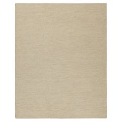 Teppich & Kilims, maßgefertigtes Flachgewebe aus Mohair in Weiß