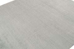 Rug & Kilim’s Custom Mohair Rug Design in Silver-Grey