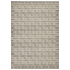 Rug & Kilim’s Custom Scandinavian Kilim Rug, with Geometric Patterns