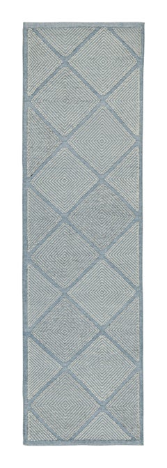 Kilim personnalisé de style scandinave avec motifs de diamants de Rug & Kilim