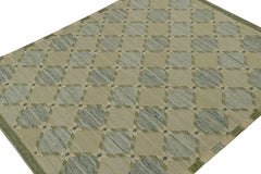 Rug & Kilim’s Custom Scandinavian Style Kilim rug Design with Geometric Pattern