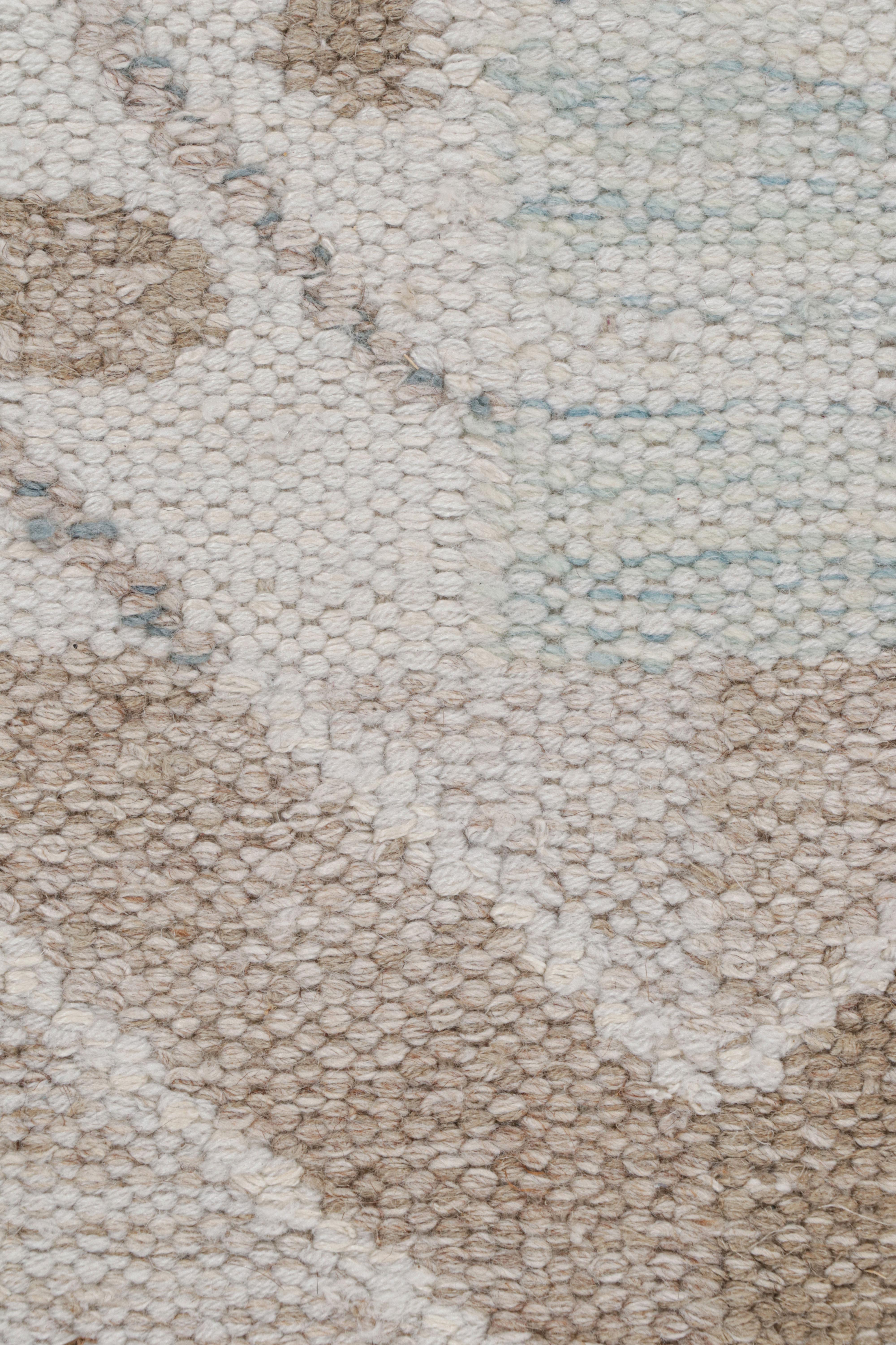 Rug & Kilim's individuelles skandinavisches Teppichdesign mit geometrischen Mustern  im Zustand „Neu“ im Angebot in Long Island City, NY