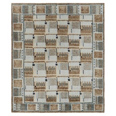 Rug & Kilim's individuelles skandinavisches Teppichdesign mit geometrischen Mustern