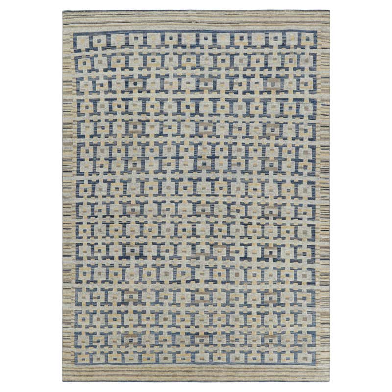 Rug and Kilim’s Scandinavian Style Custom Kilim Rug Design with ...