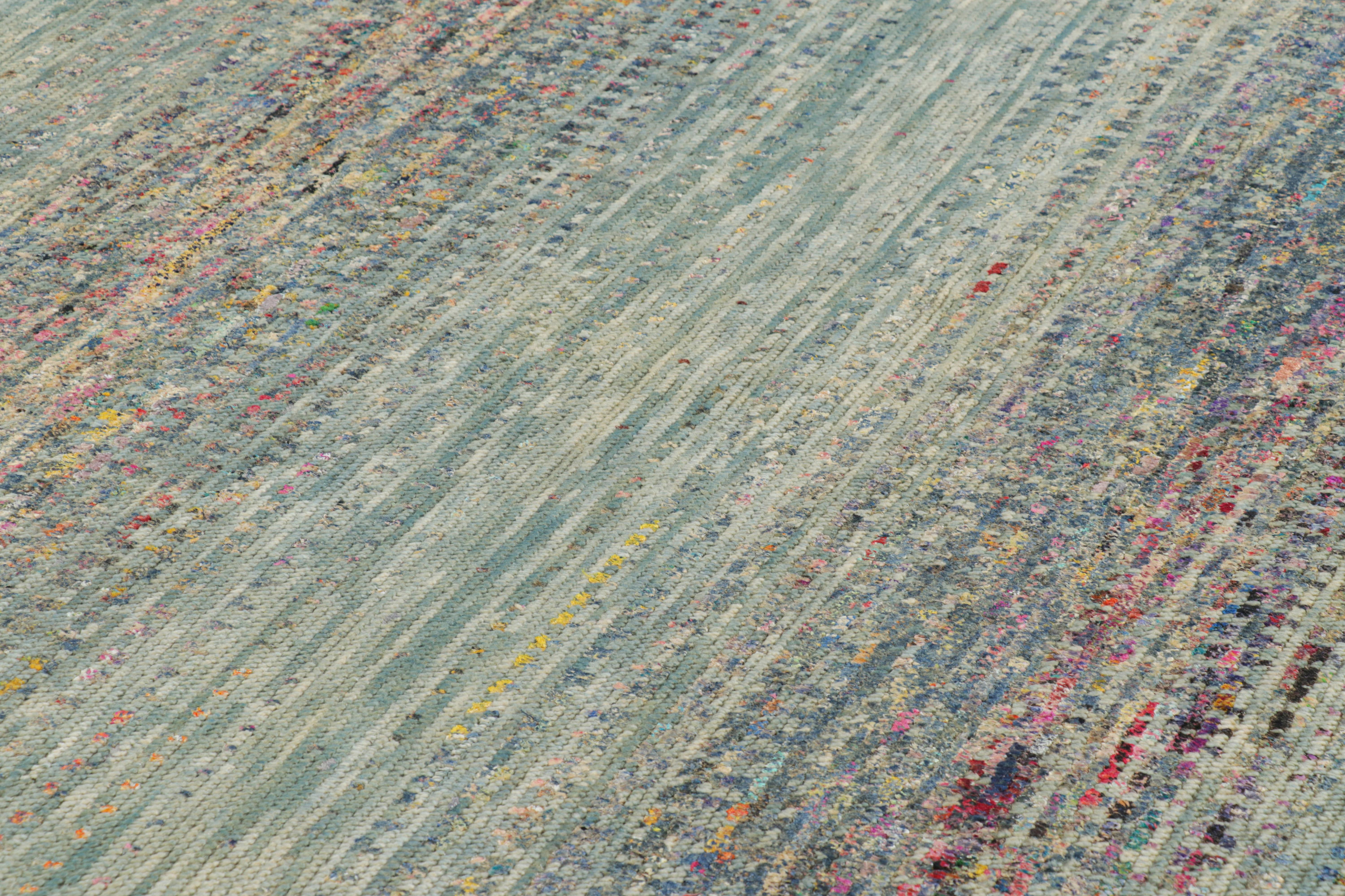 Questo tappeto testurizzato 8×10, realizzato con lana e seta annodate a mano, è un'entusiasmante novità della collezione Textural di Rug & Kilim e rappresenta una nuova serie di design contemporanei personalizzabili. 

Sul design:

Queste immagini