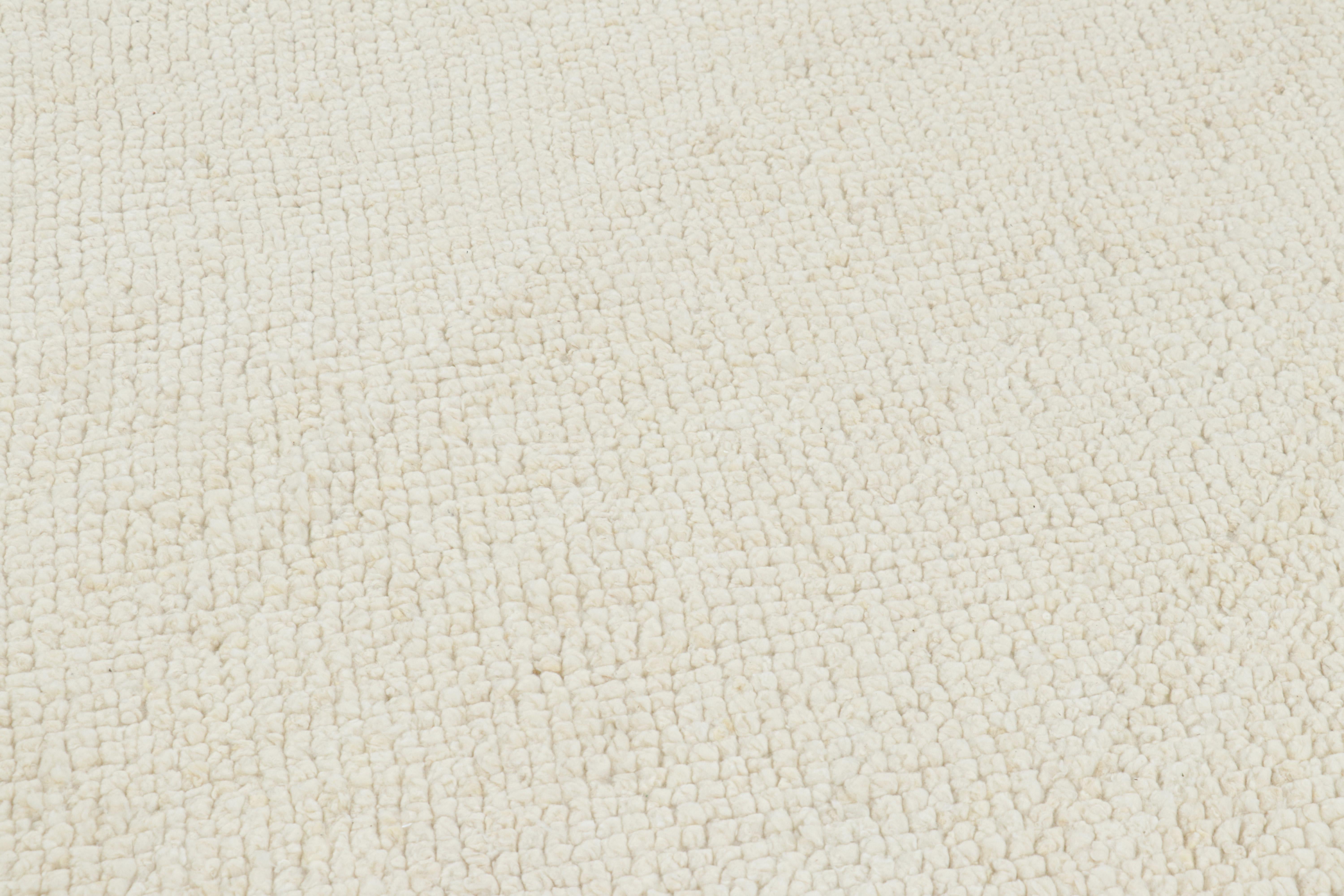 Questo tappeto testurizzato 8×10, realizzato con lana e seta annodate a mano, è un'entusiasmante novità della collezione Textural di Rug & Kilim e rappresenta una nuova serie di design contemporanei personalizzabili. 

Sul design:

Queste immagini