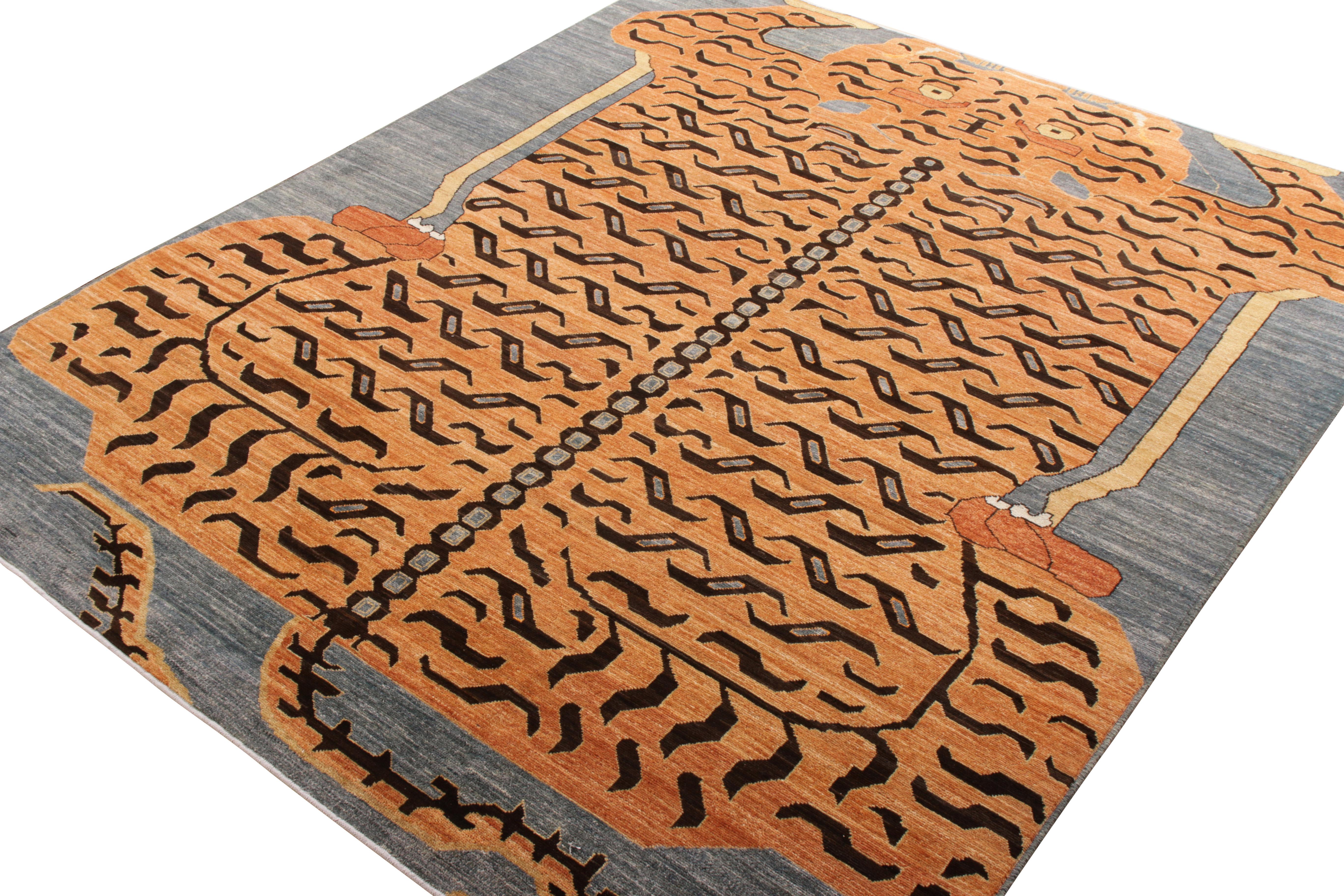 blue tiger rug