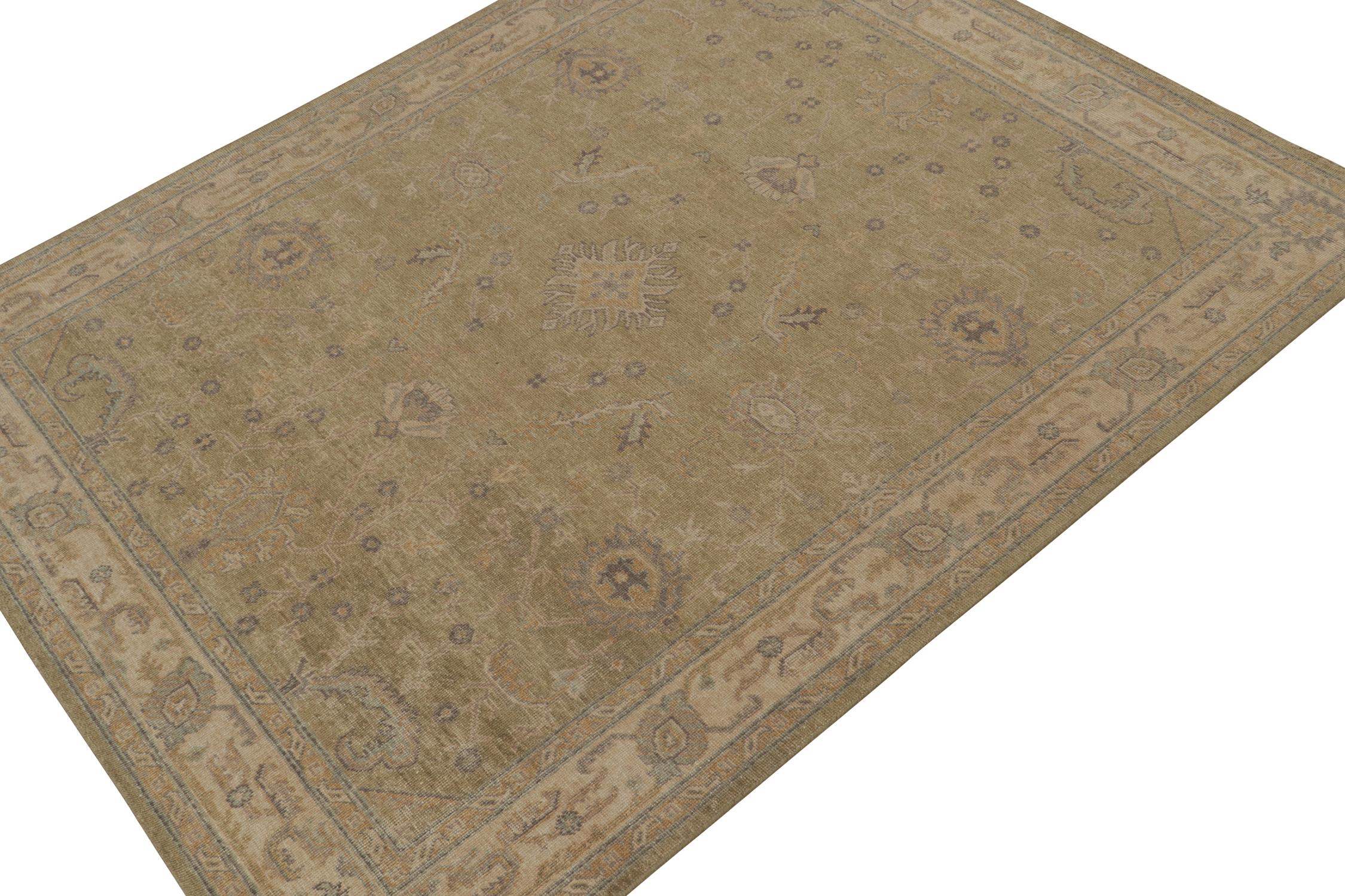 Questo tappeto personalizzato è una nuova aggiunta alla collezione Homage di Rug & Kilim. Queste immagini ritraggono un precedente pezzo 8x10, annodato a mano in lana e  -Disponibile in tutti i colori e le dimensioni su richiesta.

Ulteriori