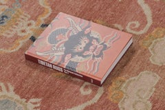 Rug & Kilim’s Distressed Dragon Rug, Rust and Gold with Dramatic Pictorials