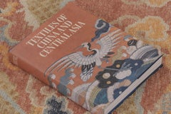 Rug & Kilim’s Distressed Dragon Rug, Rust and Gold with Dramatic Pictorials