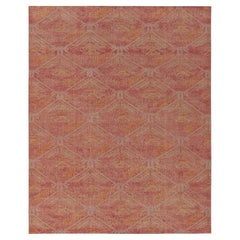 Teppich & Kilims im Kuba-Stil in Rot mit orangefarbenen Stammesmustern