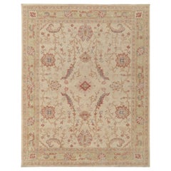 Teppich & Kelim Modern Custom Teppich in Braun, Rot, Grau mit geometrischem Muster