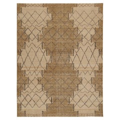 Tapis de style marocain dégradé de Rug & Kilim en motifs de beige, brun et gris