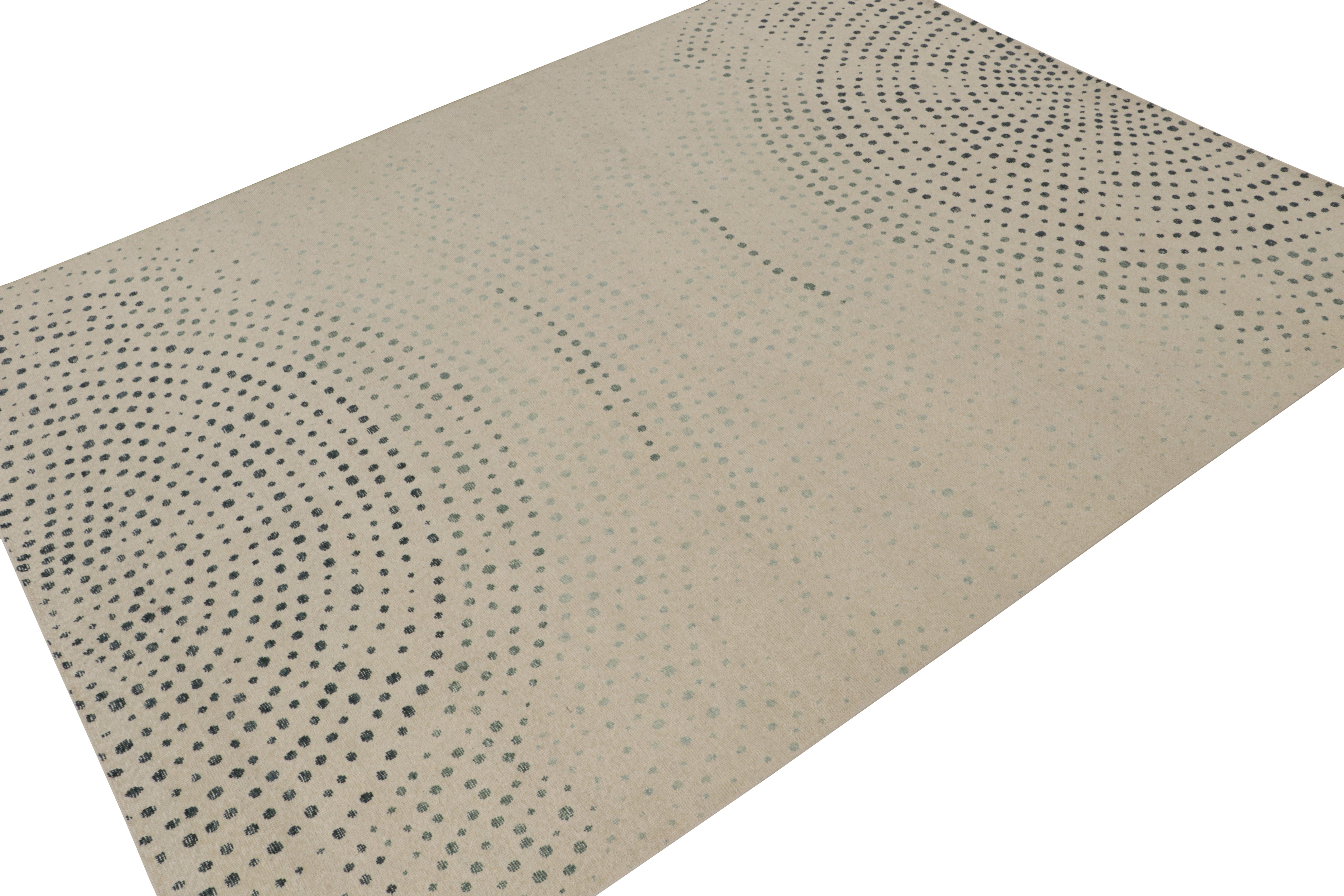 Questo tappeto astratto 9x12 rappresenta una nuova linea della collezione Homage di Rug & Kilim chiamata 