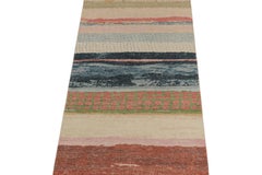 Rug & Kilim’s Distressed style Abstract Rug in Polychromatic Pattern