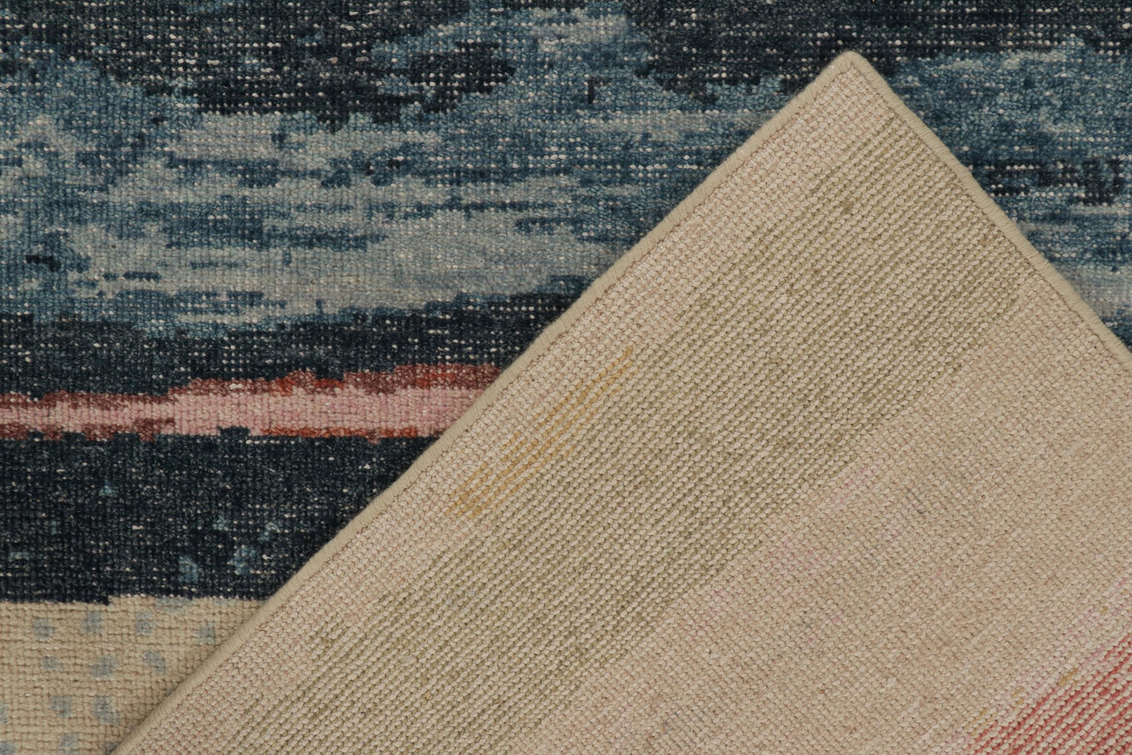 Rug & Kilim's Abstrakter Teppich im Distressed-Stil mit mehrfarbigen Mustern (21. Jahrhundert und zeitgenössisch) im Angebot