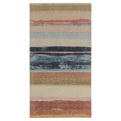 Rug & Kilim’s Distressed style Abstract Rug in Polychromatic Pattern