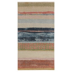 Rug & Kilim’s Distressed style Abstract Rug in Polychromatic Pattern