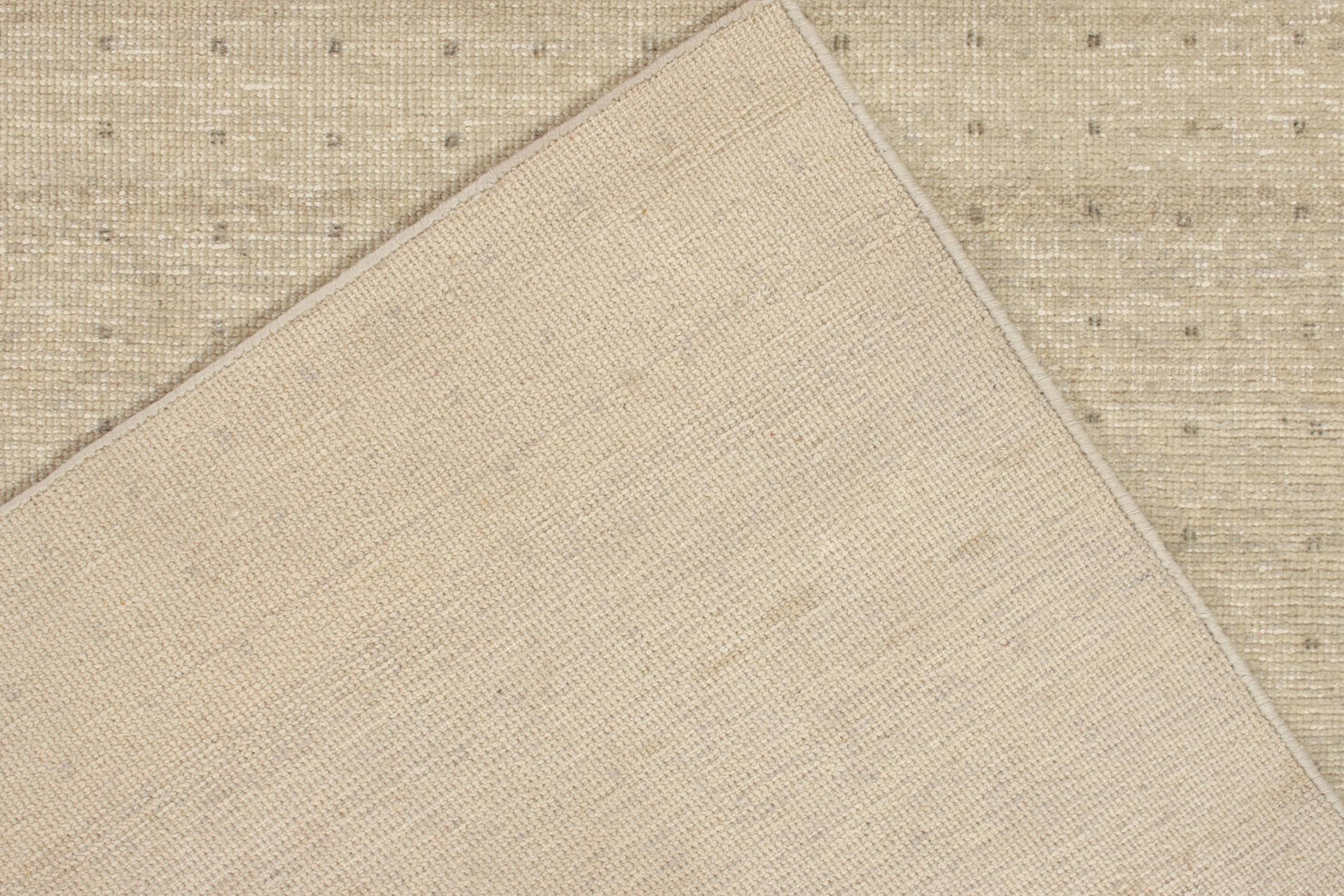 Rug & Kilim's Distressed Style Modern Rug in Gray & Black Abstract Pattern (Tapis moderne au style vieilli, motif abstrait gris et noir) Neuf - En vente à Long Island City, NY