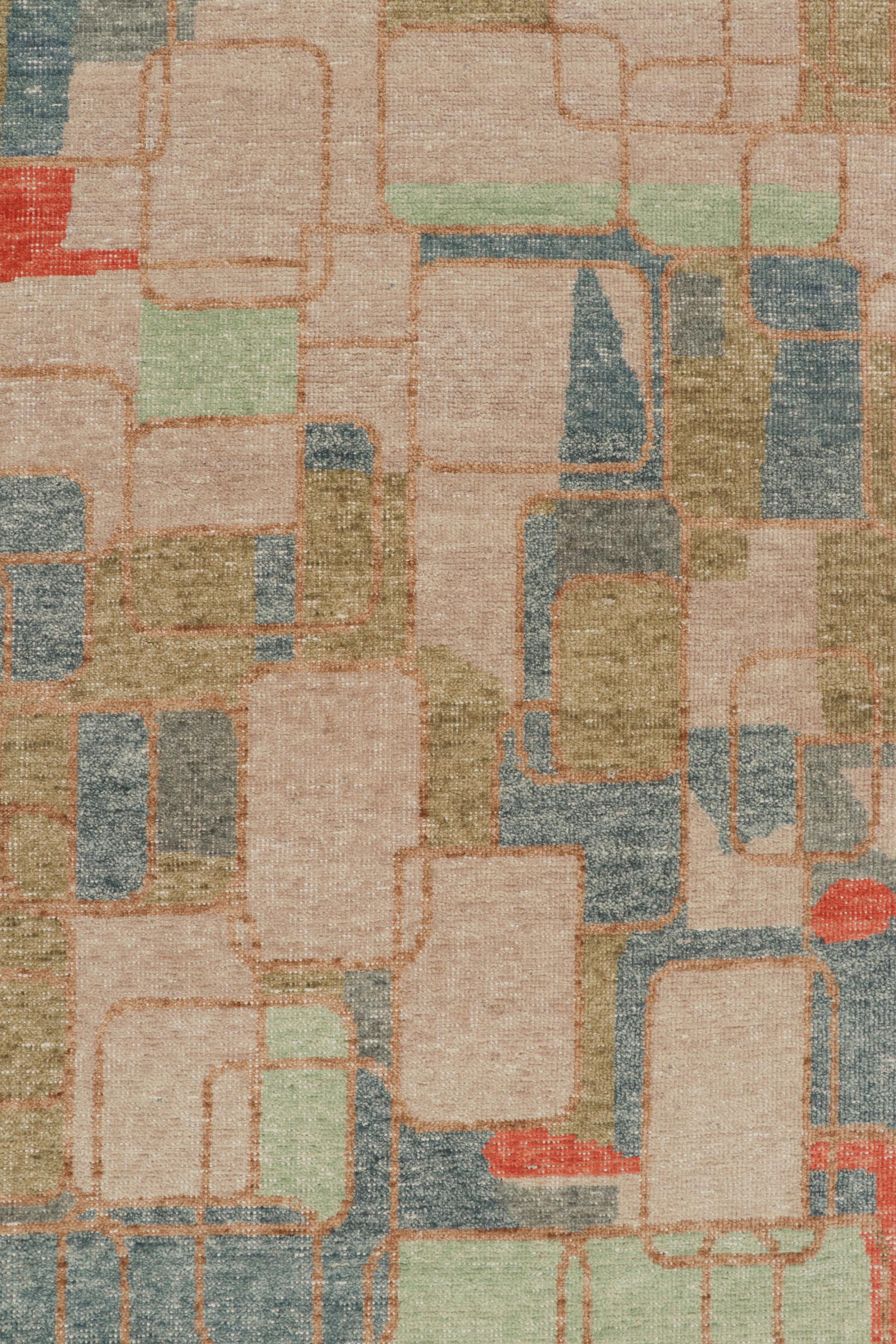 Rug & Kilim - Tappeto moderno in stile degradato con motivi geometrici policromatici In condizioni Nuovo in vendita a Long Island City, NY