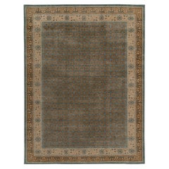 Rug & Kilim: Tappeto in stile Distressed con motivo Ikats verde, blu e rosso