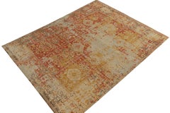 Teppich &amp; Kilims im Distressed-Stil mit roten, goldenen und blauen Stammesmustern