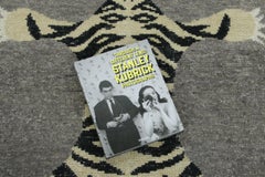 Rug & Kilim’s Distressed Tiger Runner Rug in Gray with Beige and Black Pictorial