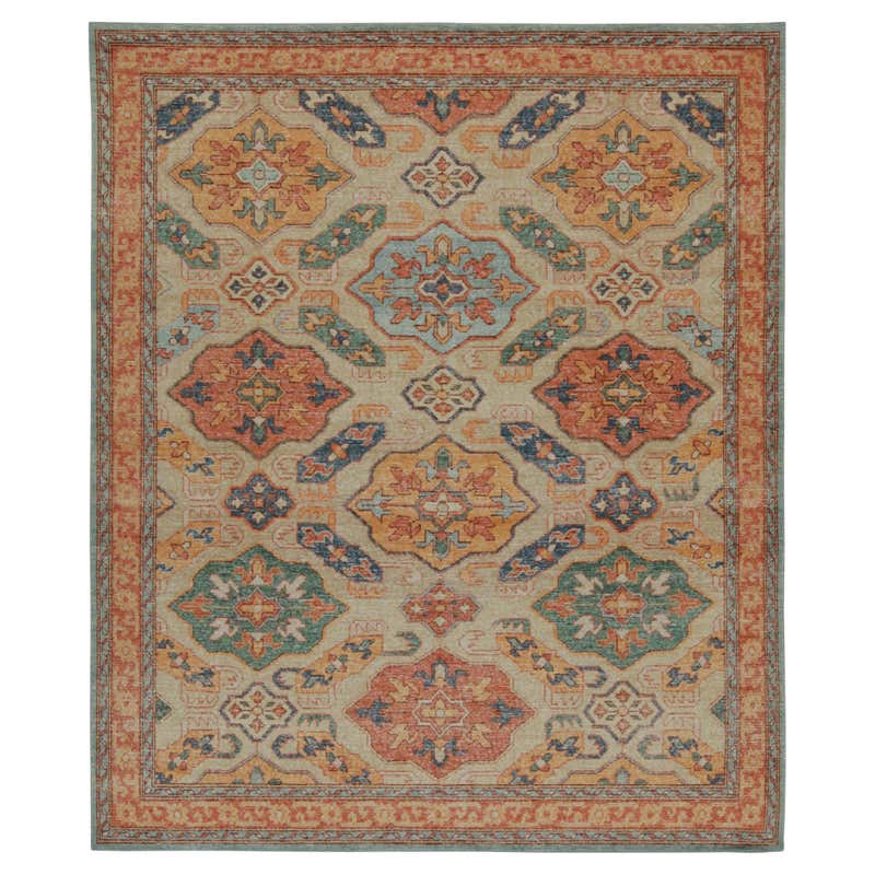 Rust Teal Rug - 116 For Sale on 1stDibs | rust and teal rug, teal and ...