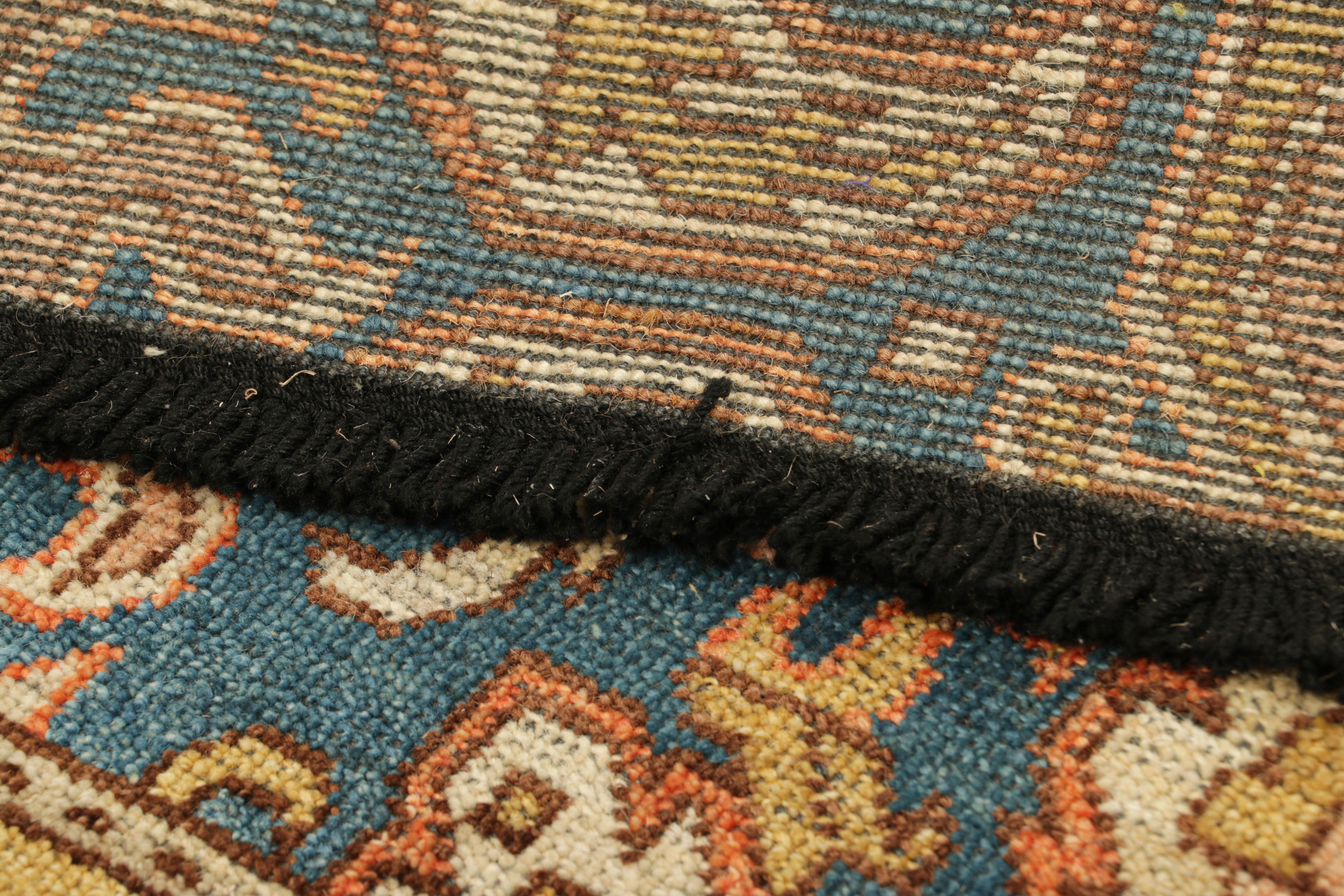 Made with hand-knotted wool, this 2x3 gift-sized rug is an exciting new addition to Rug & Kilim’s custom-classics Burano Collection, and is inspired by a rare 18th century antique rug design of Caucasian Karabgh provenance.

On the Design: