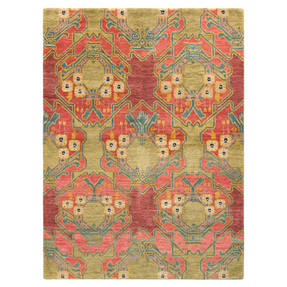 Geometric Pattern Rug For Sale at 1stDibs
