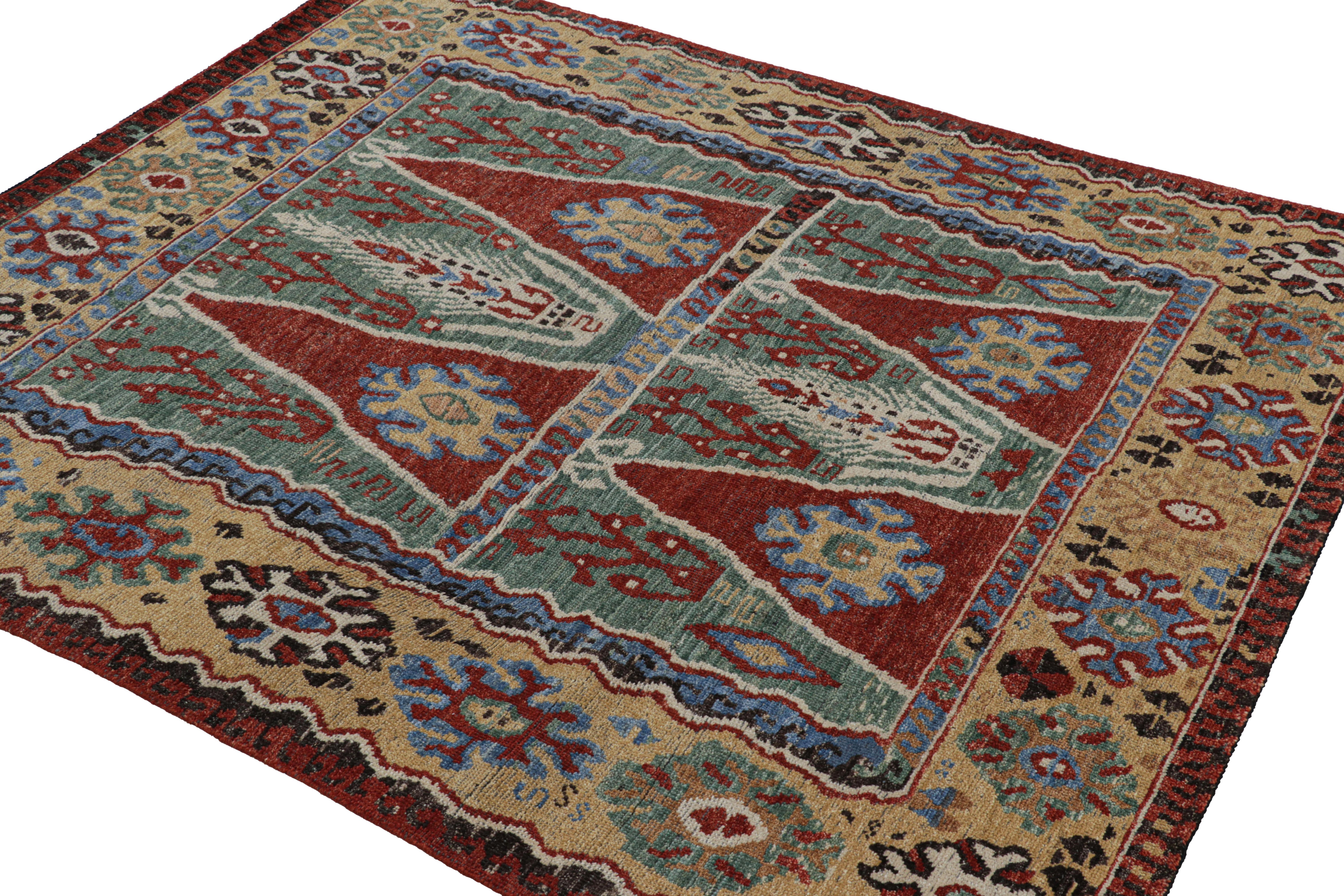 Rug & Kilim’s Erzurum Style Rug with Polychromatic Geometric Patterns In New Condition For Sale In Long Island City, NY