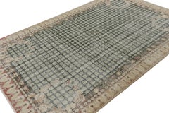Tapis d'inspiration européenne d'époque Zeki Müren de Rug & Kilim, avec motifs géométriques