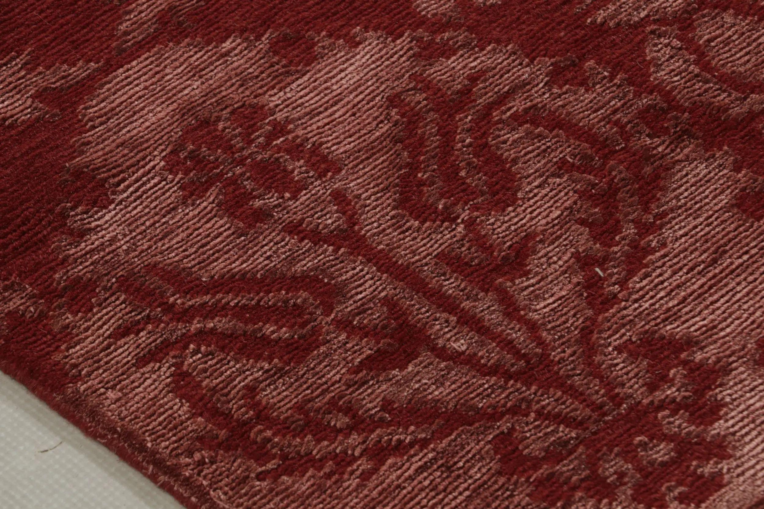 Rug & Kilim's European Rug in Red and Pink with Floral Patterns Medici (tapis européen rouge et rose à motifs floraux) Neuf - En vente à Long Island City, NY